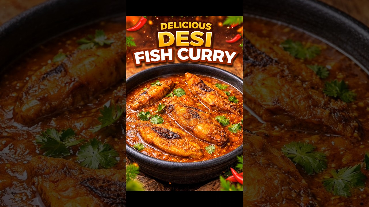 Desi Style Fish Curry 🍛🔥 | Home Made Village Recipe 