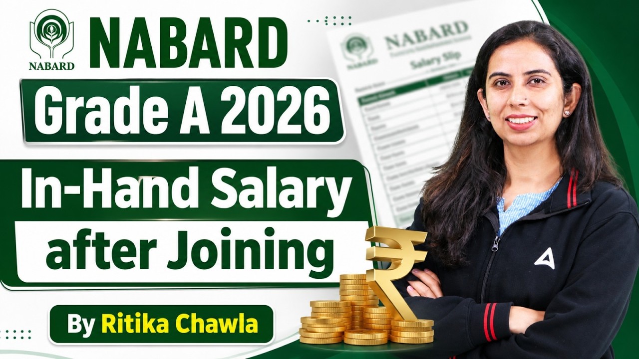 NABARD Grade A Salary 2026 | In-Hand Pay Breakdown | By Ritika Chawla