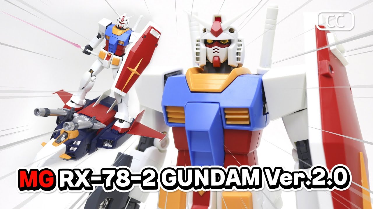 건프라 MG RX-78-2 건담 Ver. 2.0 ASMR 빠른 조립 리뷰 / Gundam Ver. 2.0 Speed build review.
