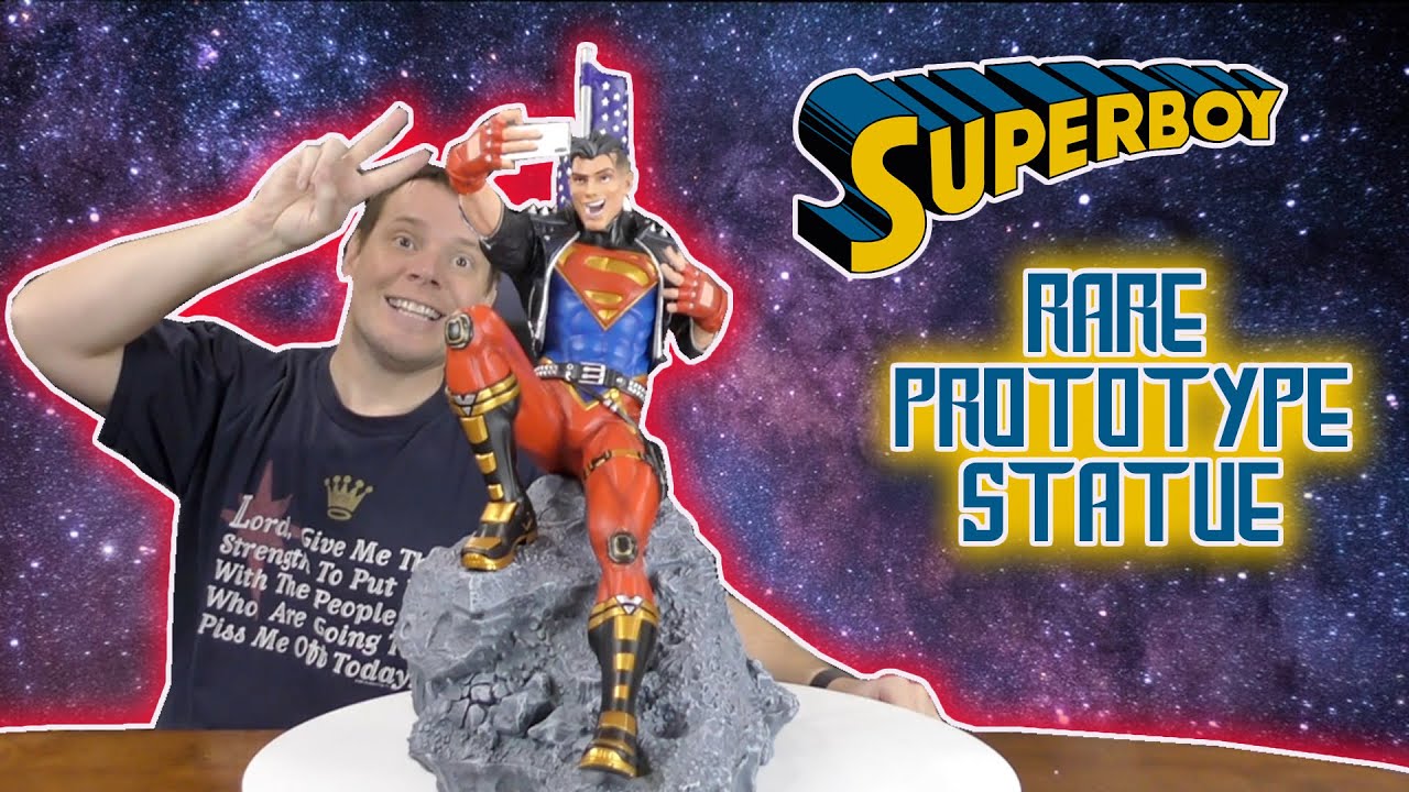 RARE SUPERBOY CUSTOM STATUE!