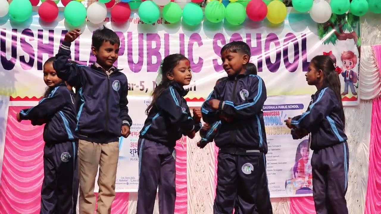Hami Padhchhau Hami Lekhchhau Hami Aghi Badhchhau | Kids Group Dance | Gaushala Public School