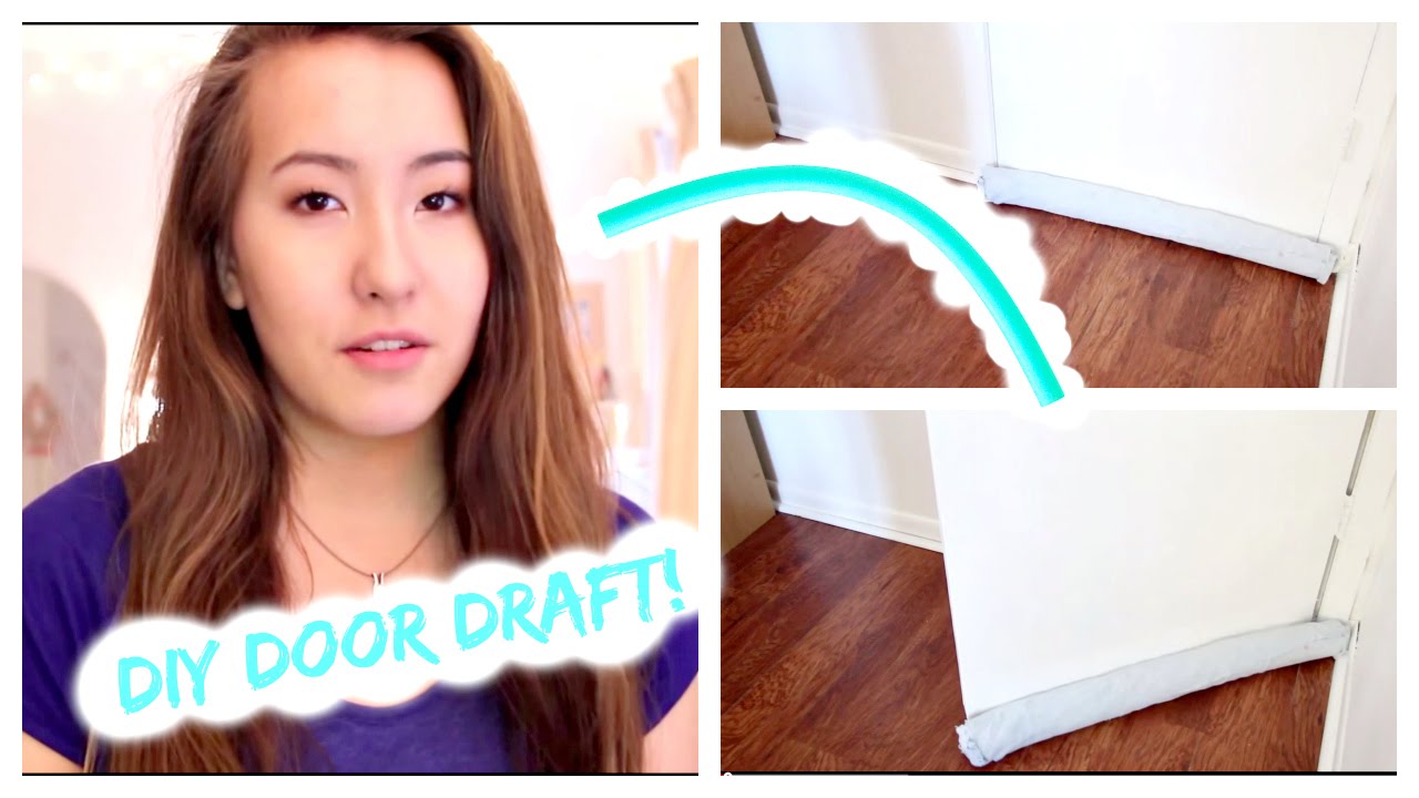 DIY One Sided Door Draft Stopper!