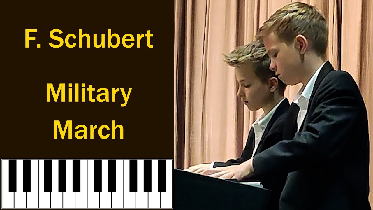 Franz Schubert: Military March (Op. 51. No. 1.) | Adam and Mate Balogh