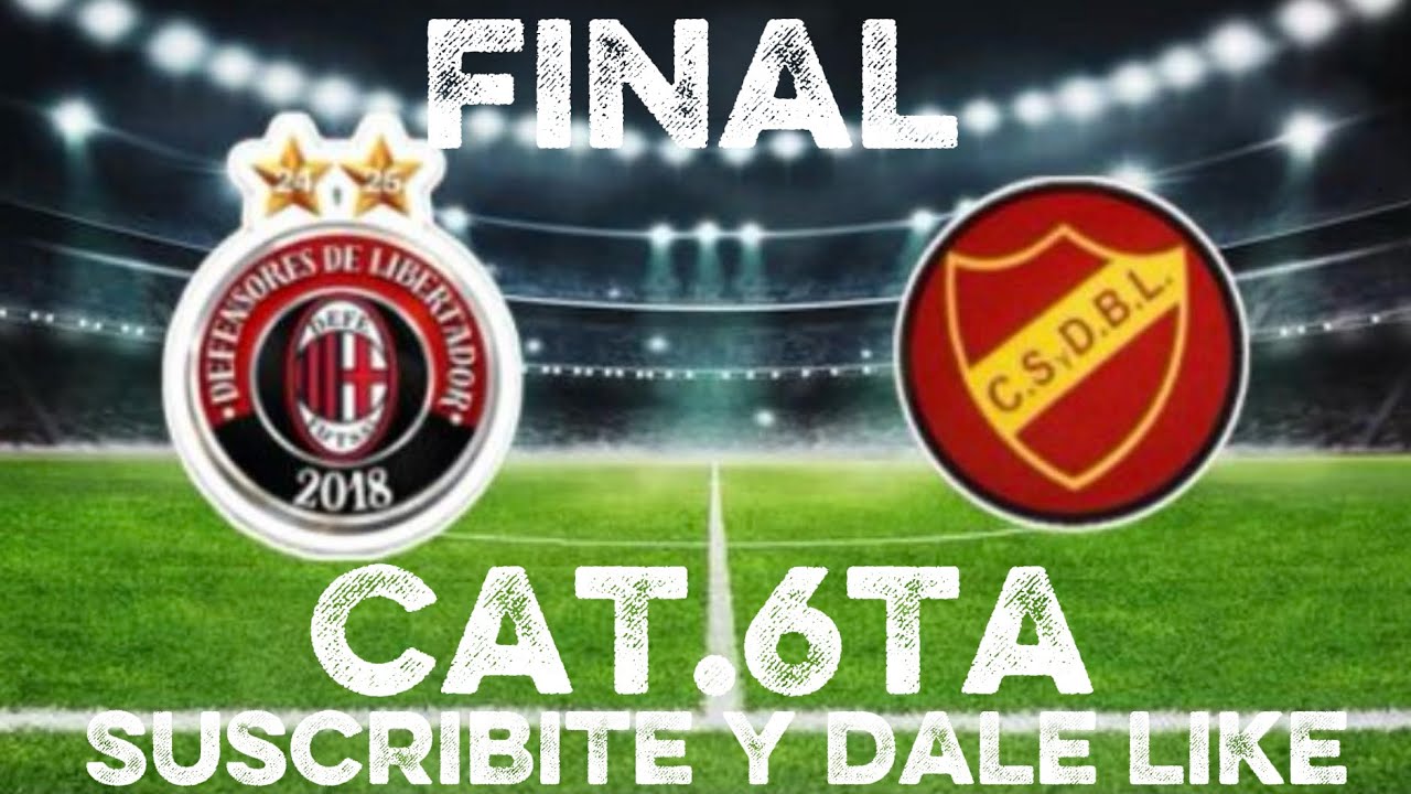 FINAL!! Defe de libertador vs Barrio libertador  cat.6ta 1er tiempo 