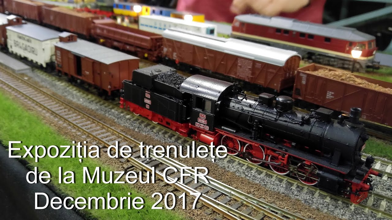 In vizită la Expoziția de trenulețe de la Muzeul CFR - Decembrie 2017