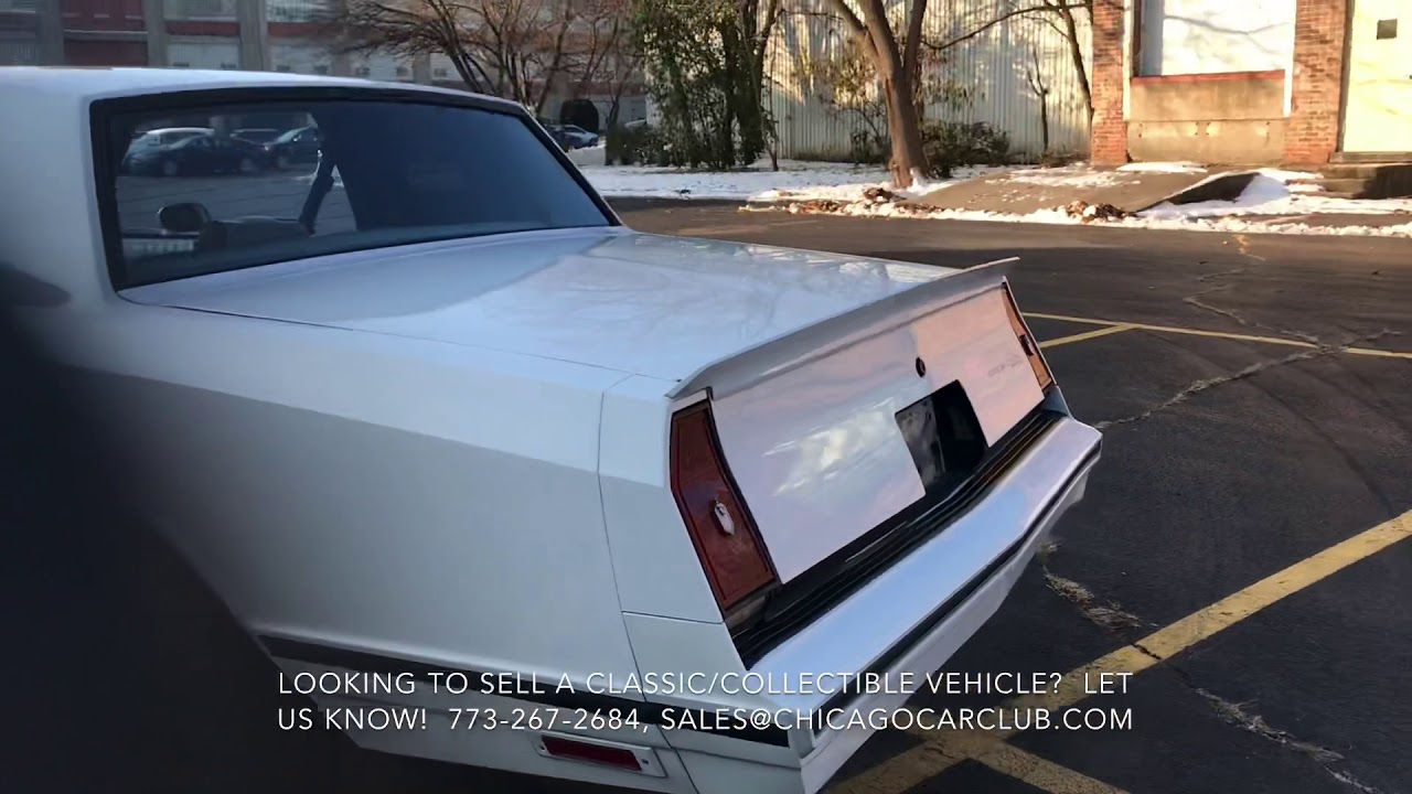 [SOLD]  1983 Chevrolet Monte Carlo SS For Sale