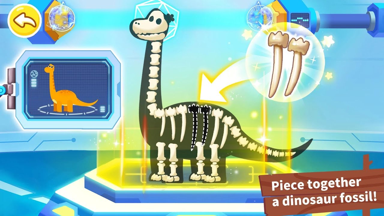 Little Panda: Dinosaur Care | Fossil Dig | Rescue Team | Gameplay Video | BabyBus Games