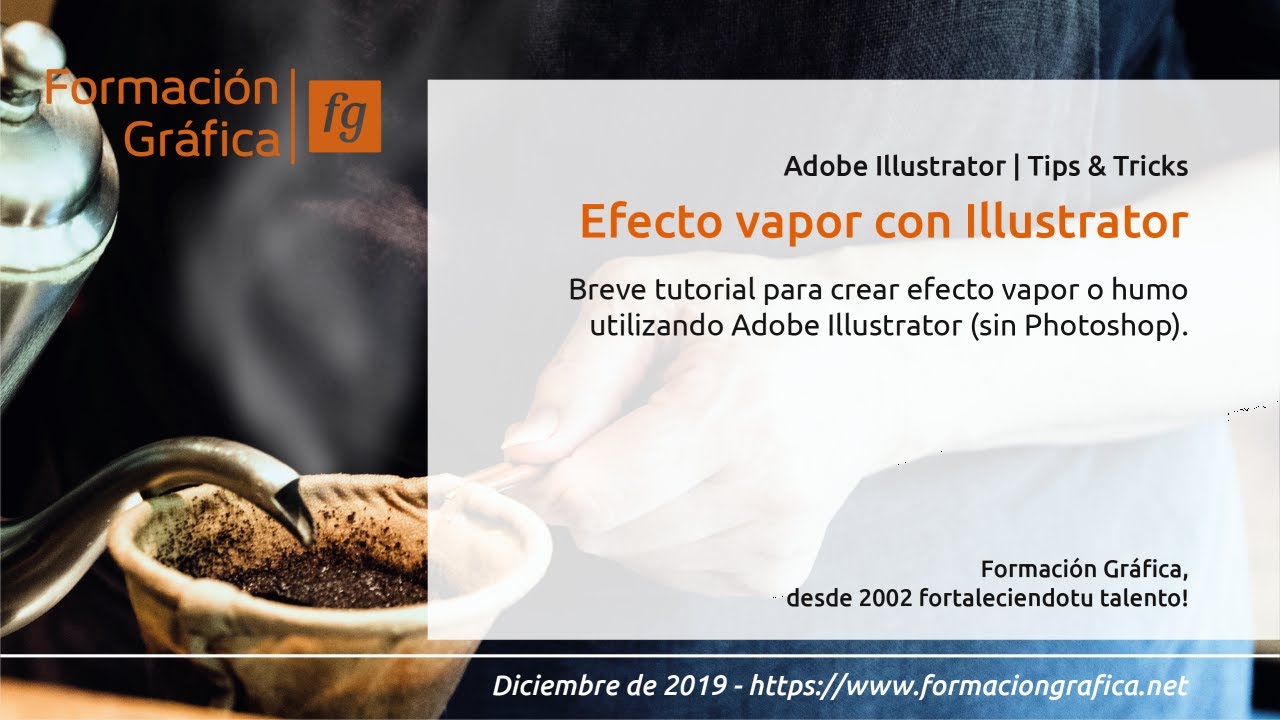 ✒️ Efecto Vapor con Illustrator | Efecto Humo con Illustrator