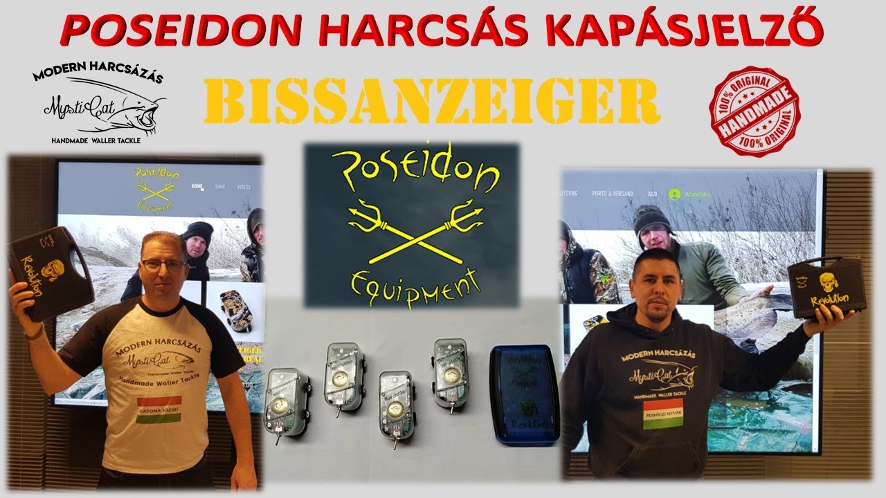 Poseidon Revolution Funkbissanzeiger für Waller- Harcsás Elektromos Kapásjelző