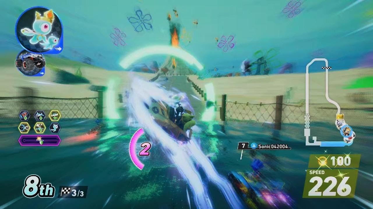 Sonic Racing: CrossWorlds playing Legend Competition round 3