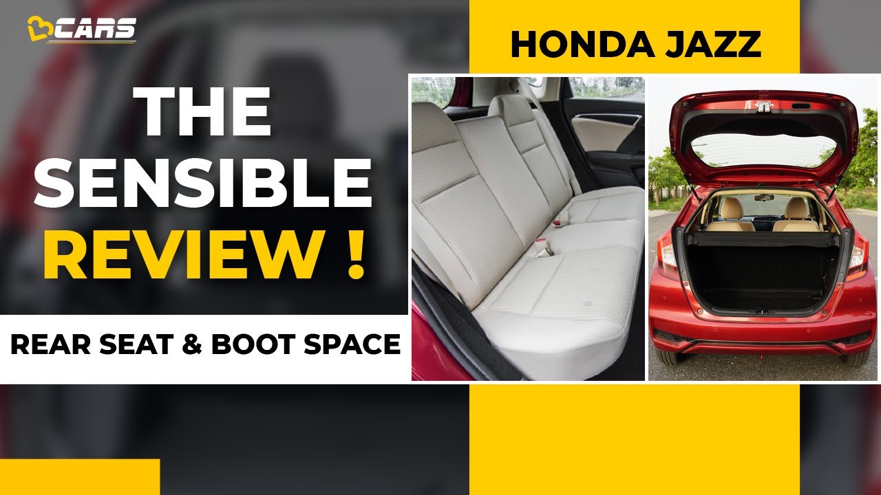 Honda Jazz Rear Seat & Boot Space Review | Can 3 People Sit In The Rear? | The Sensible Review