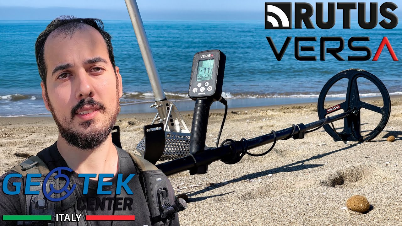 Di nuovo in spiaggia con il RUTUS VERSA – Ricerca al mare con metal detector