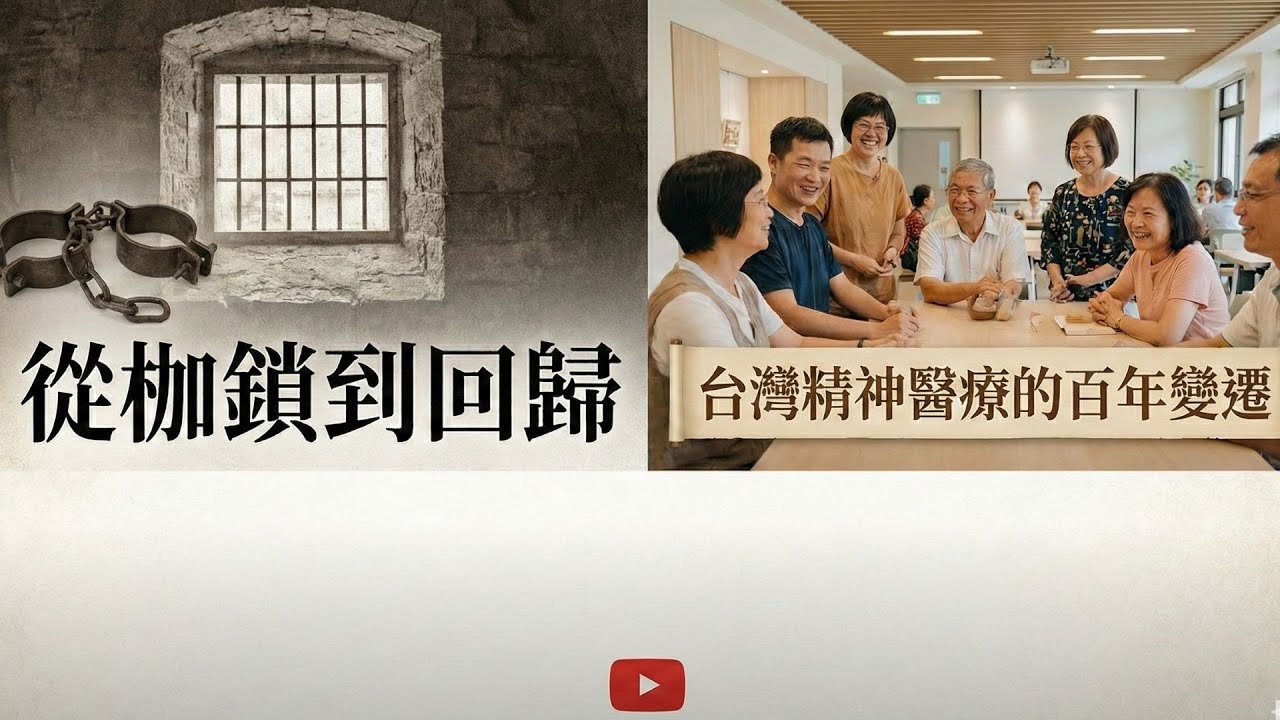 【第0章 起源】 從枷鎖到回歸——台灣精神醫療的百年變遷
