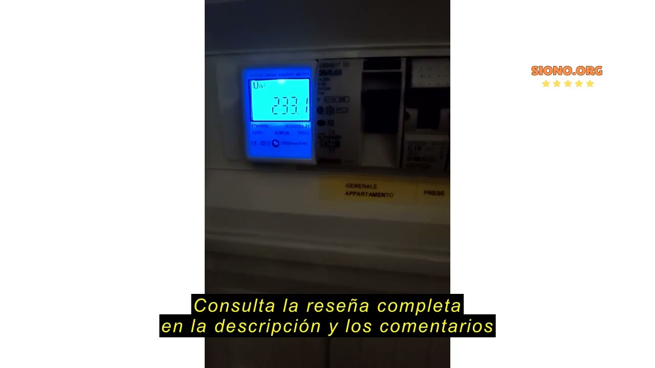 Reseña del Aicharynic Contador Eléctrico Monofásico, 5(80) A 220V Smart Medidor de Consumo Electrico