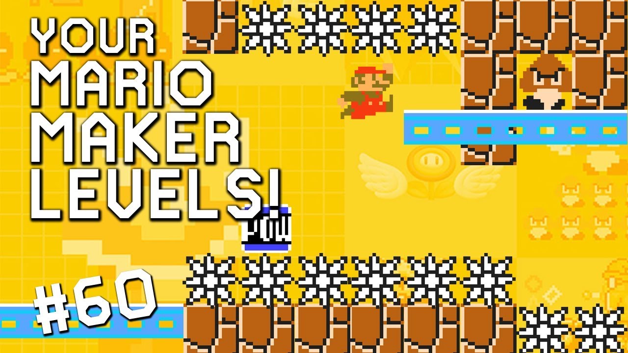 PERILOUS PLATFORM PANIC: YOUR Mario Maker Levels #60