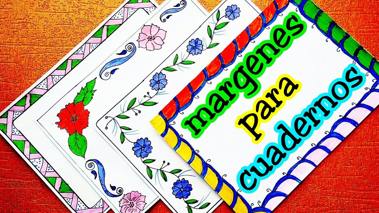 margenes para cuadernos | marcos para cuadernos | bordes para cuadernos | margenes bonitos | margene