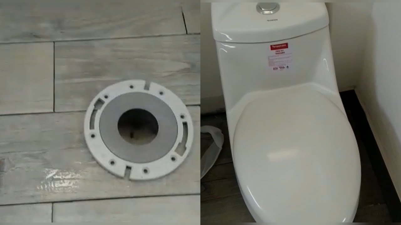 ¿Cómo instalar una taza de baño con brida y detalles? - Plomeria facil