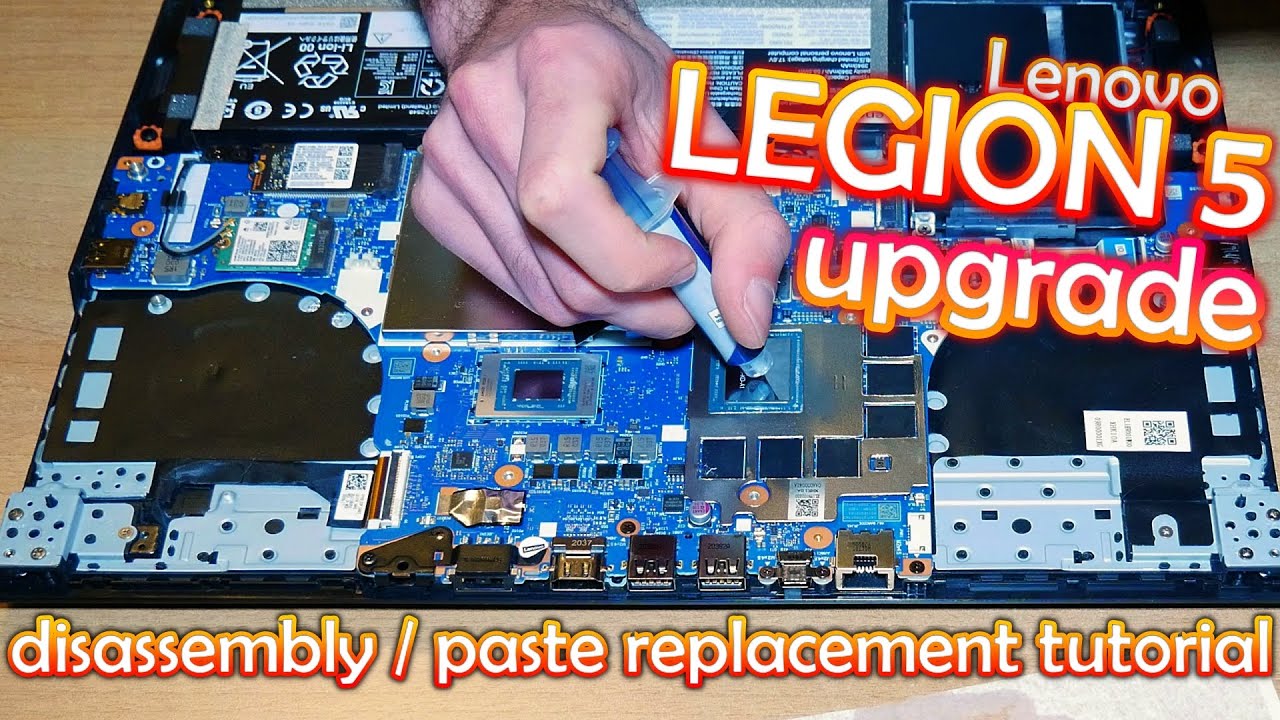 Thermal Paste Upgrade on Gaming Laptop | LENOVO LEGION 5 repaste