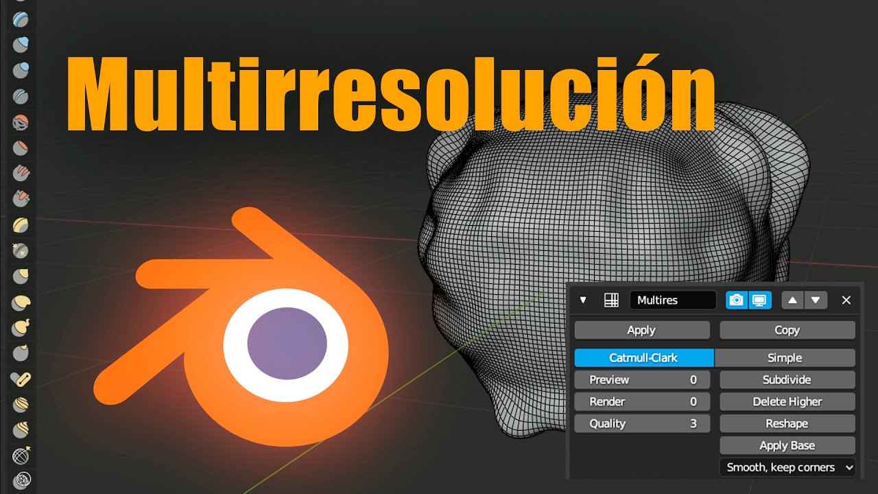 Esculpido en Blender - Multirresolución