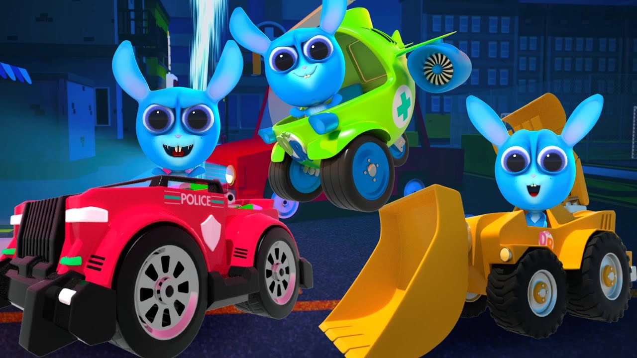 The Rabbits Chose Rescue Vehicles For Themselves | Cartoon for Kids | Dolly and Friends