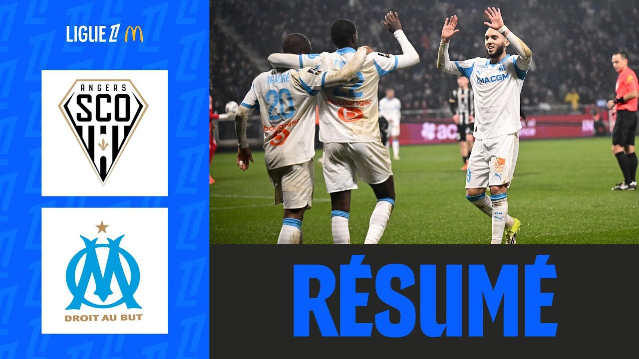 Le FESTIVAL OFFENSIF de l'OM sur le terrain d'Angers | 18&egrave;me journ&eacute;e - Ligue 1 McDonald's 25/26