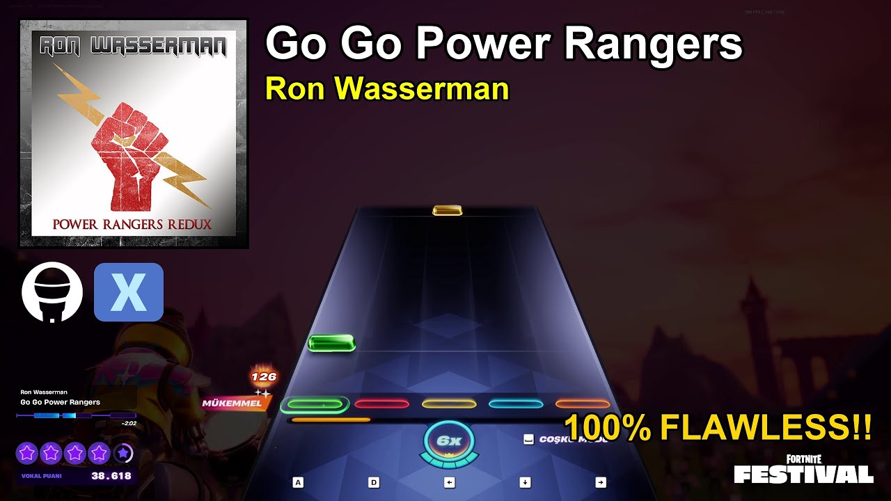 Go Go Power Rangers Expert Vocals 100% FC - Fortnite Festival