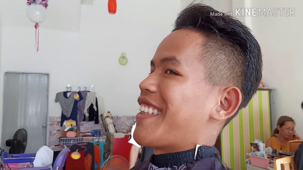 คนลาวตัดผมครั้งแรกที่ร้านตัดผมไทย/ຕັດຜົມຄັ້ງແລກຢູ່ໄທ
