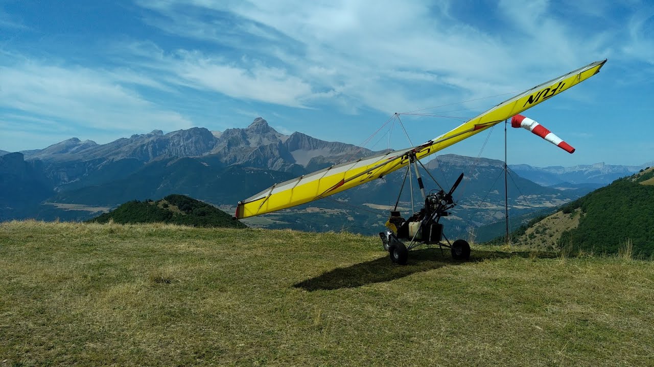 ULM pendulaire en montagne