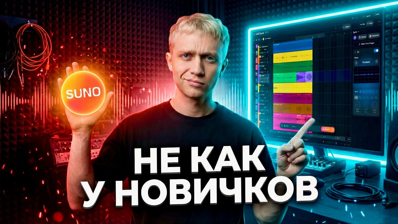 Suno Studio: Полная инструкция 2025 (Таймлайн, Inpainting, Stems)!