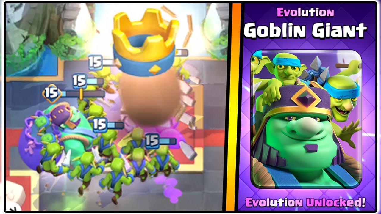 I CAN'T STOP WINNING | CLASH ROYALE | BEST GOBLIN GIANT EVOLUTION DECK!