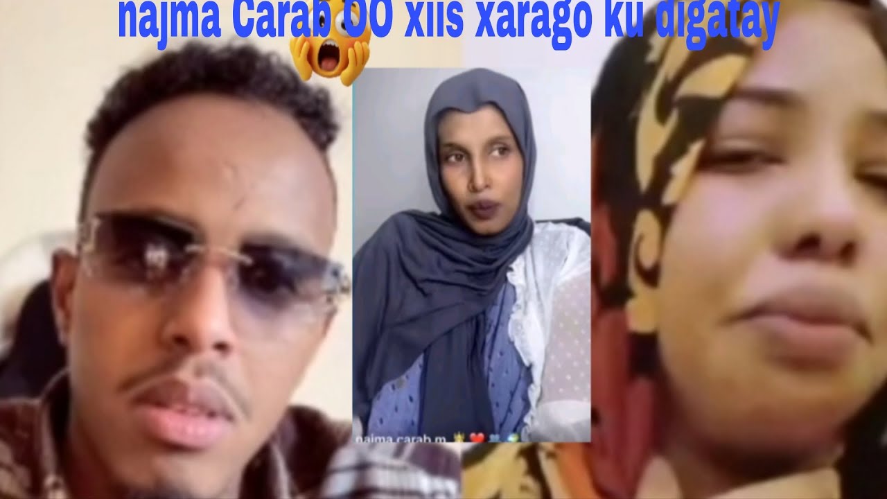 DAGDAG NAJMA CARAB OO MISKIINTII XIIS XARAGO OO LAGU DHAWACAY LIIBIYA KU DIGAYNAYSA DAWO