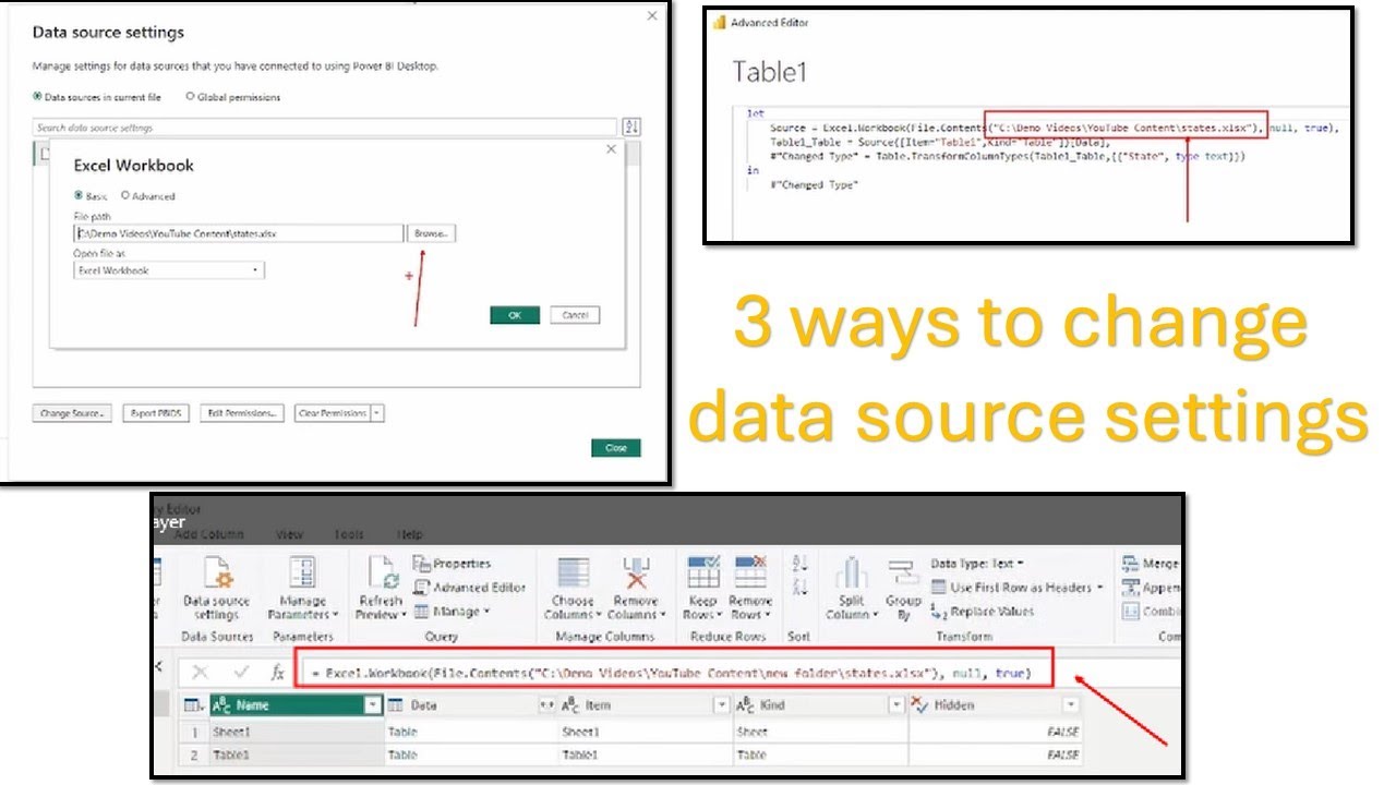 Подготовка к тесту PL 300 — Power BI и настройка параметров источника данных