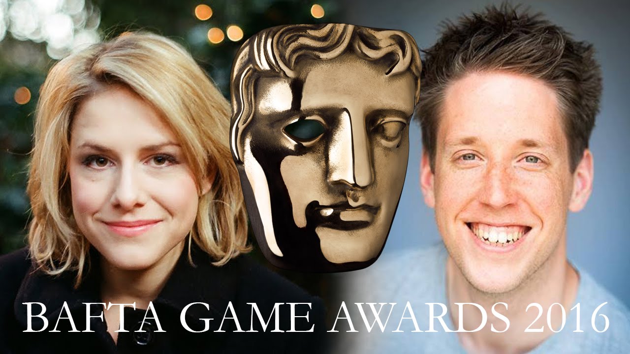 Jay Britton & Alix Wilton Regan with The Sound Architect at the BAFTA Games Awards 2016