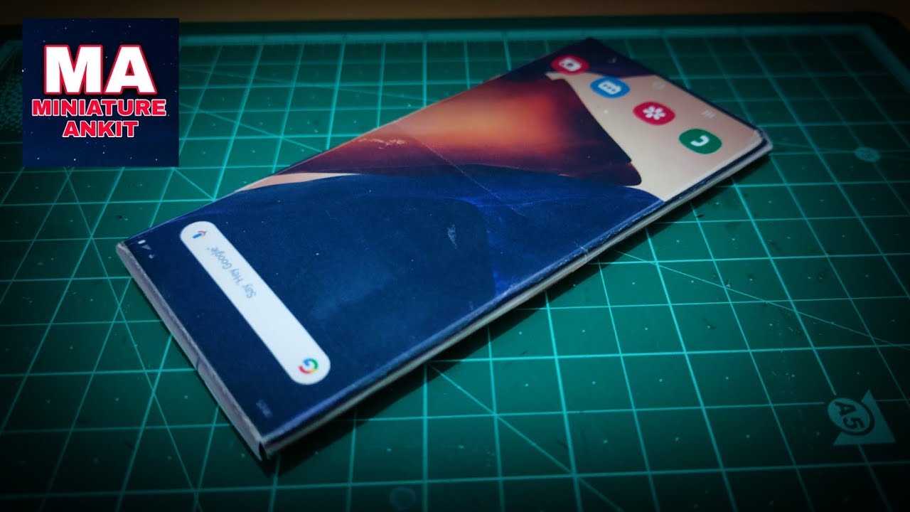 Samsung Galaxy Note 20 Ultra | How to make Samsung galaxy note 20 ultra from cardboard diy