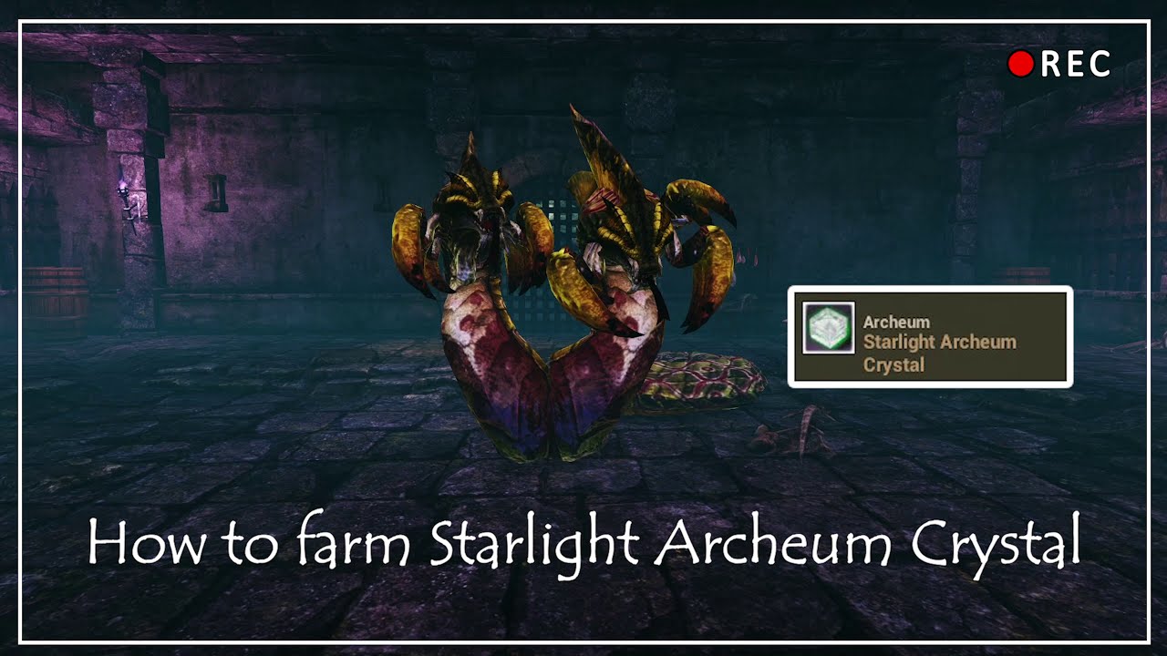 Archeage SEA - How to farm Starlight Archeum Crystal from Howling Abyss
