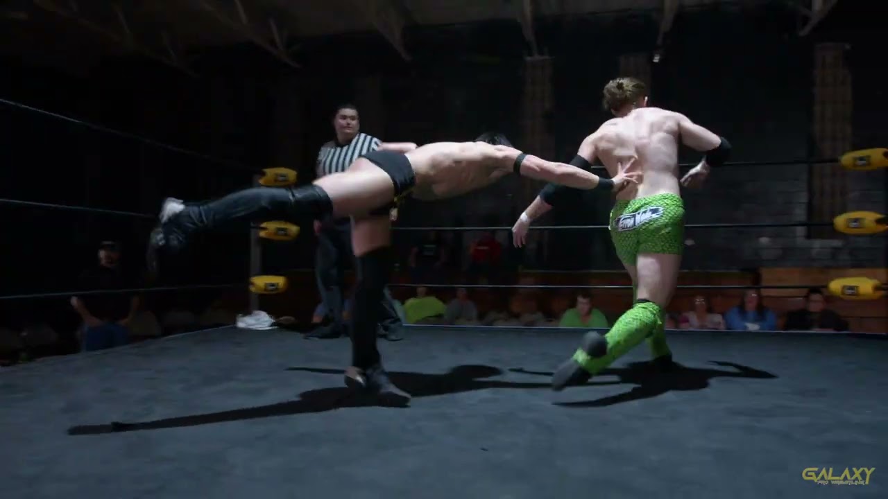 Erron Wade vs Parker Li vs Brett Buffshay - Galaxy Pro Wrestling