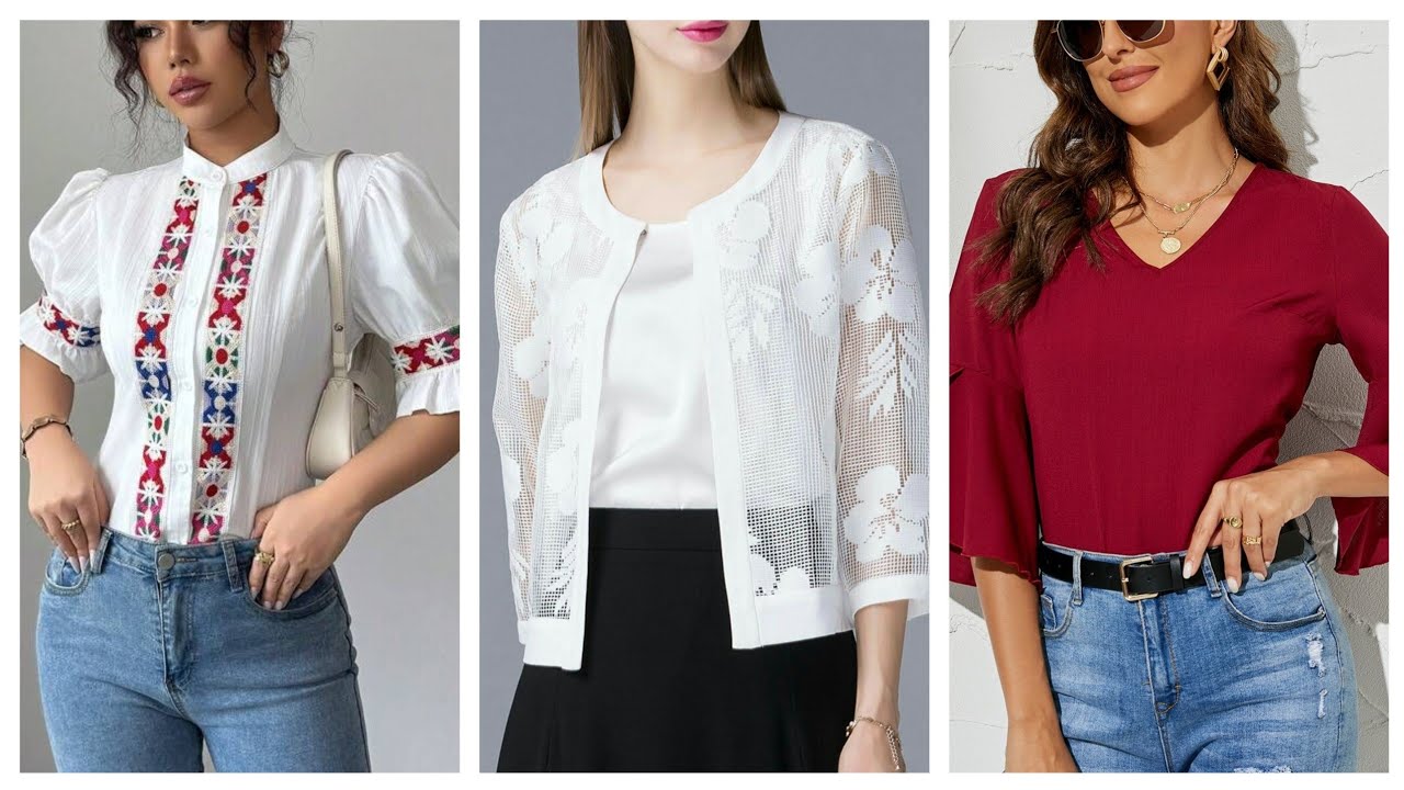 BLUSAS Bonitas BLUSAS DE Moda PARA MUJERES 2026 Trending ideas of Tops Tunic Fashion 