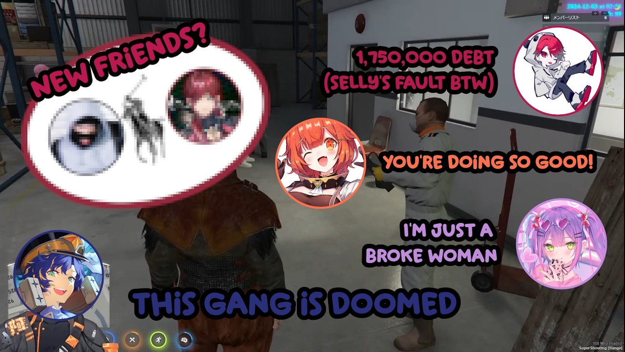 [EN SUB] New members? More Debts? Unpaid Labor? - Welcome to gang Garou [VCR GTA 3]