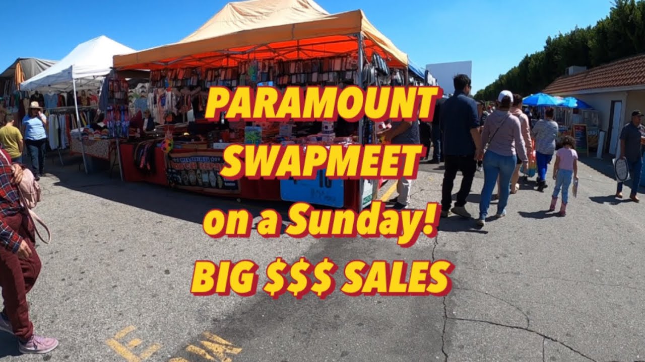 Selling at Paramount Swap meet. On a Sunday. Target merchandise from our pallets. How to sell.