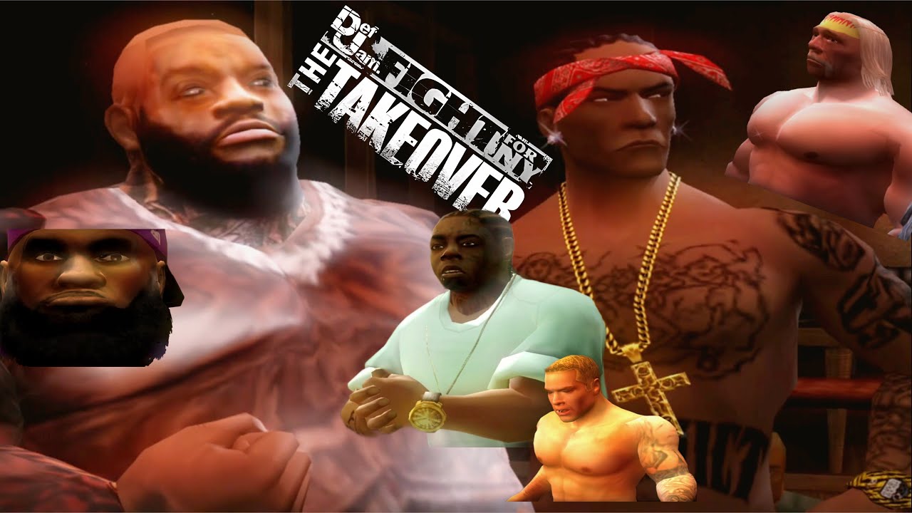 DefJam Fight For NY Mods RandomMatches Rick Ross Lil Wayne Hulk Hogan LeBron James Eminem Mike Tyson
