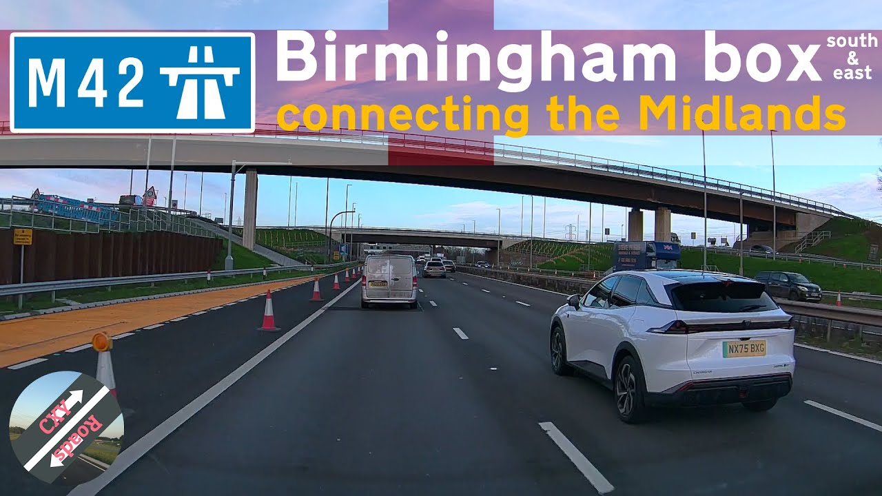 [UK] UK Drives - Birmingham's M42 motorway | connecting the Midlands | full drive northbound