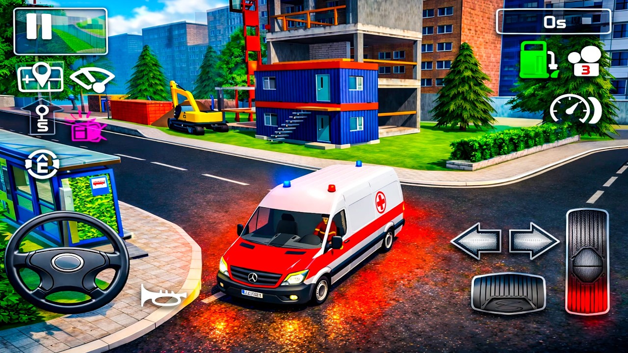🏥 مستشفى الأطفال الكبير 🚑 إنقاذ المرضى وسيارات الإسعاف في مهمة طوارئ!