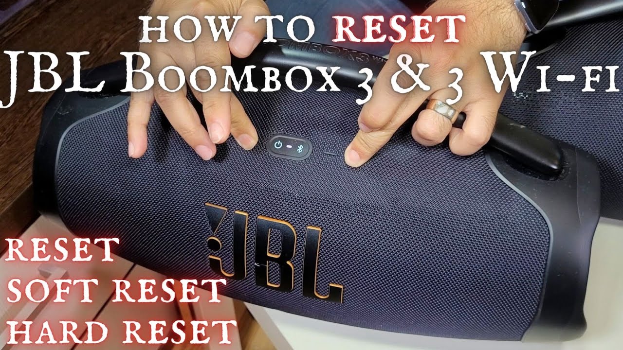 Как сбросить настройки JBL Boombox 3 и JBL Boombox 3 Wi-Fi: программный и аппаратный сброс