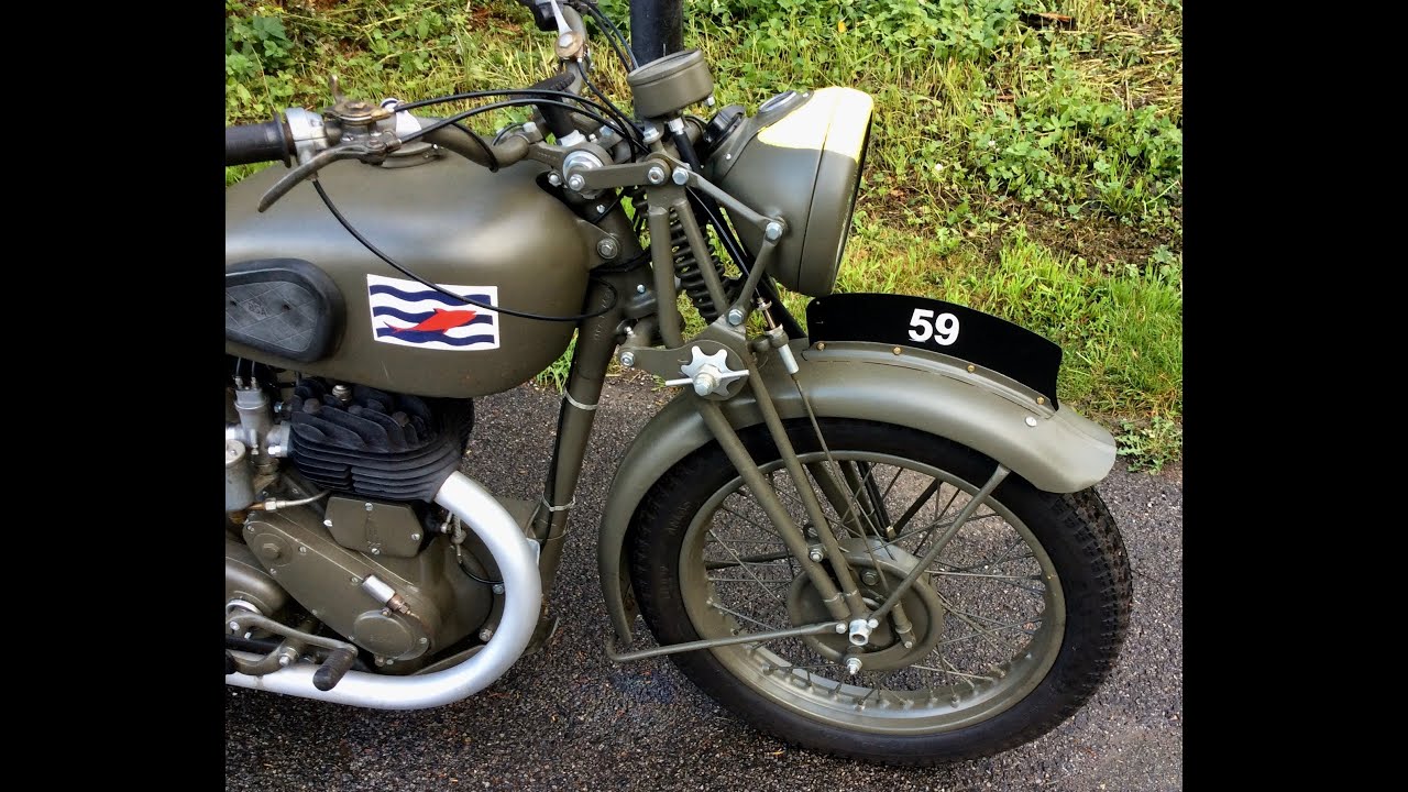 STUART BRAY MOTORCYCLES - MY 1939 BSA WM20 FINALLY FINISHED ON ITS TEST RUN !  A FEW NIGGLES TO SORT