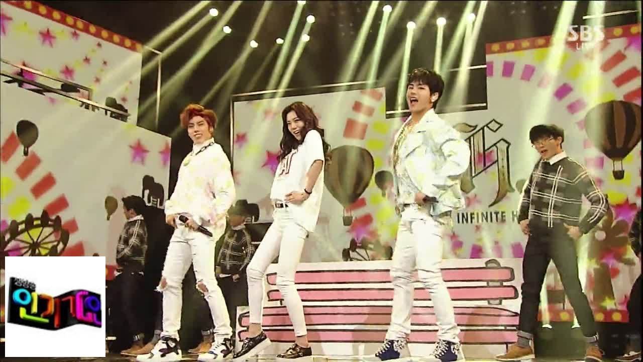 [Бесконечный H (Бесконечный H)] Pretty @ Popular Inkigayo 150215