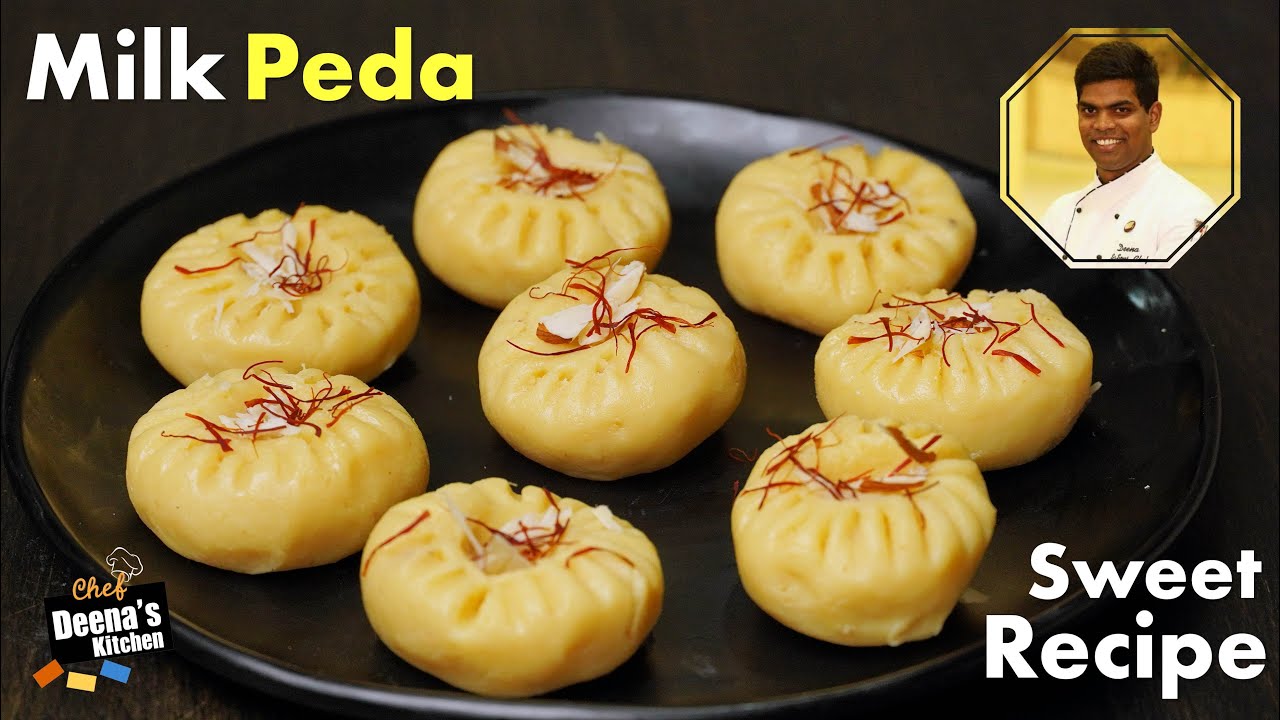 பாலும் சர்க்கரையும் போதும் | Milk Peda Recipe In Tamil | CDK 569  | Chef Deena's Kitchen