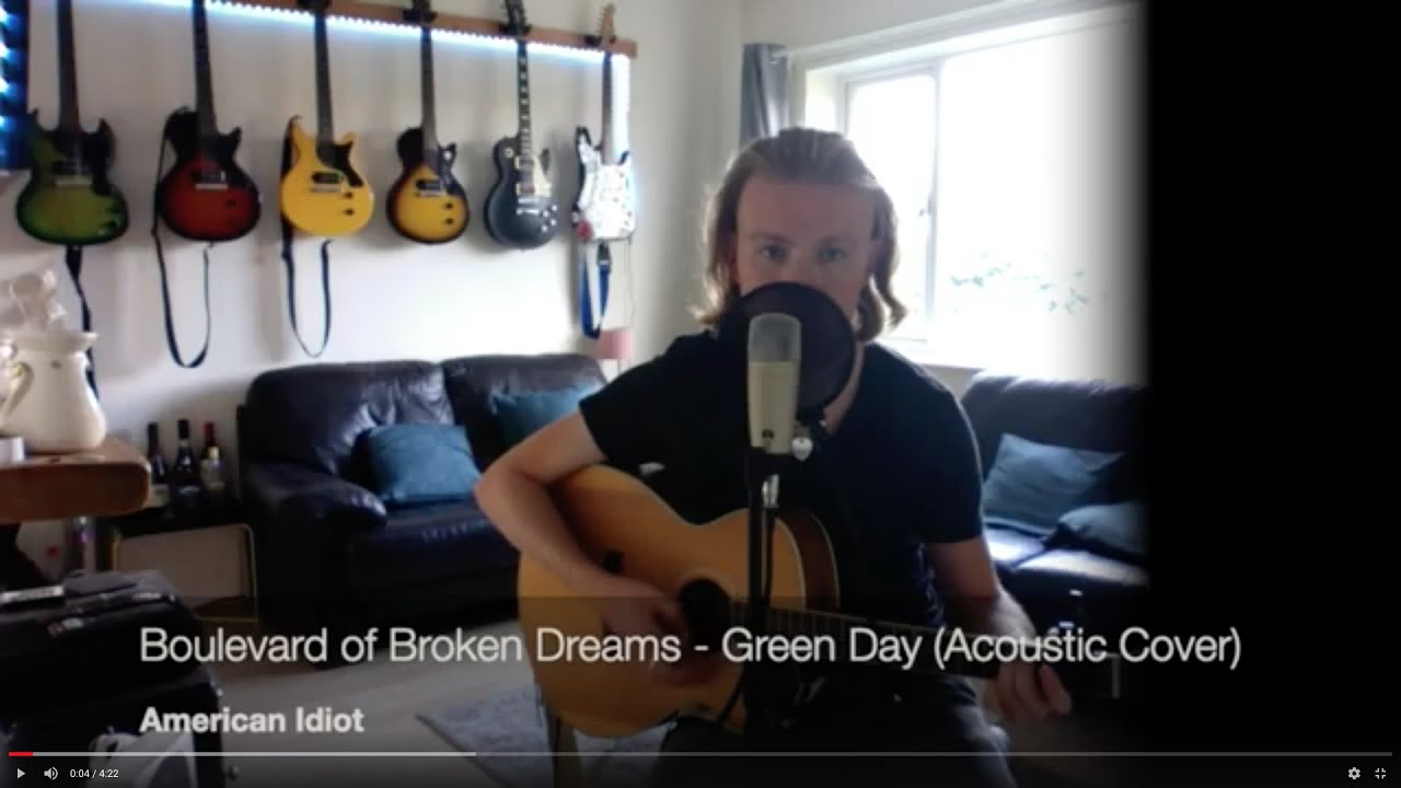 Boulevard of Broken Dreams - Green Day (Acoustic Cover)