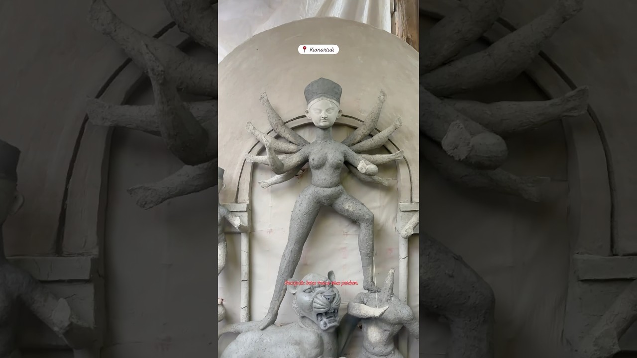 Kumartuli 2025 | Durga Puja 2025 | Durga Idol Making | Kumartuli Durga Thakur Making Durga Puja Song
