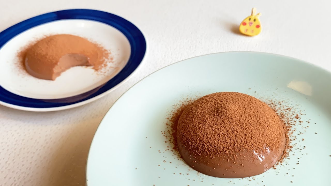 Eggless Chocolate Pudding Recipe | Easy & Quick With 4 Ingredients Only | No oven 🍫🍮