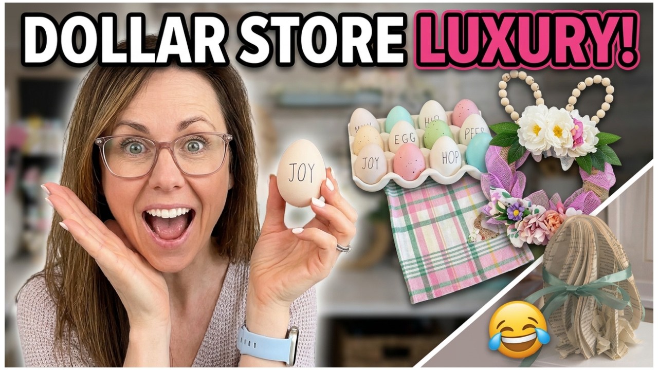 7 Easter DIYs That Look High-End (Plus One Fail 😂) #craveyourhome #diy #budgetdecor  #easterdecor